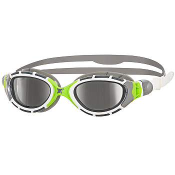 Очки для плавания ZOGGS Predator Flex Titanium (белый/зеленый) в магазине Спорт - Пермь