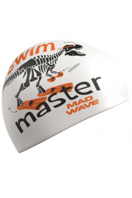 Шапочка для плавания силиконовая Mad Wave Swim master big, M0554 27 0 02W, Master big White в магазине Спорт - Пермь