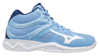 Кроссовки волейбольные MIZUNO THUNDER BLADE 2 MID W V1GC1975-29, голубые