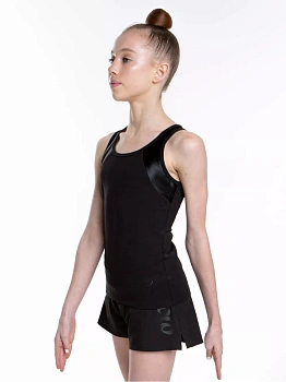 Майка «Total Black» для гимнастики Solo RG410-107 Чёрный