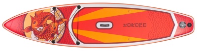 Сапборд надувной (SUP-доска) Tech Team Koromo, 350*84*15см, Orange 