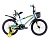 Велосипед Krypton Super KS01SBY, 18", голубой/желтый