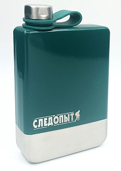 Фляжка Следопыт Green Edition-Traveller, 230 мл, зеленая