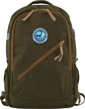 Рюкзак городской Aquatic Р-28ТК, цвет темно-коричневый