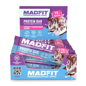 BOMBBAR - Протеиновый батончик MAD FIT - 50грамм в магазине Спорт - Пермь