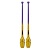 Булавы SASAKI М-34JKGH Galaxy Input-Rubber Clubs 40,5 см PP x GD - фиолетово-золотой