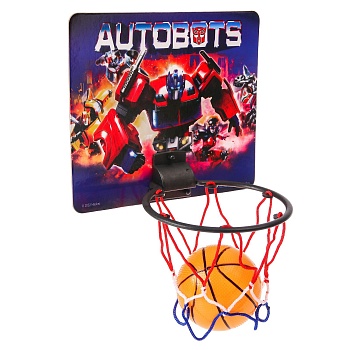 Баскетбольный набор с мячом «Трансформеры» (мяч-8 см,кольцо-13,5 см)