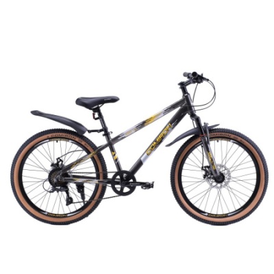 Велосипед COMIRON REBEL, 24", 7 скоростей, (рама 13), чёрный в Магазине Спорт - Пермь