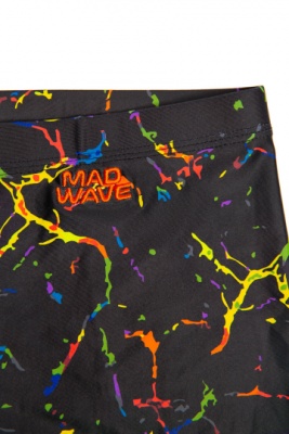 Юниорские плавки-шорты Mad Wave Stalker junior Anti-chlor D0, M0283 09, Black в магазине Спорт - Пермь