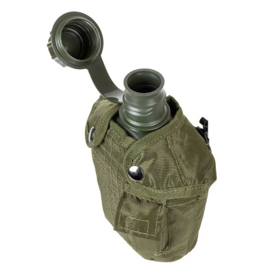 Фляжка армейская Helios №1, в чехле