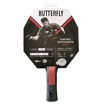 Ракетка для настольного тенниса Butterfly Dmitrij Ovtcharov Ruby(FN CONC)