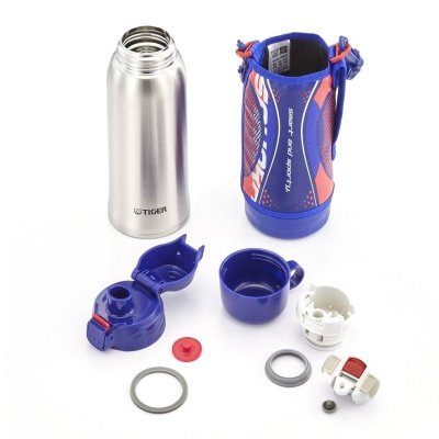 Термос спортивный Tiger MВО-H080, 0,8л, Blue - синий