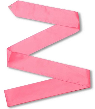 Лента гимнастическая без палочки Indigo 4 м, розовая