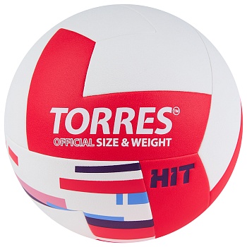 Мяч волейбольный TORRES Hit, V32355, размер 5