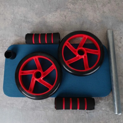 Ролик для пресса Woohooo Double Wheel Ab Roller R16, красный в Магазине Спорт - Пермь Ролик для пресса Woohooo Double Wheel Ab Roller R16, красный в Магазине Спорт - Пермь