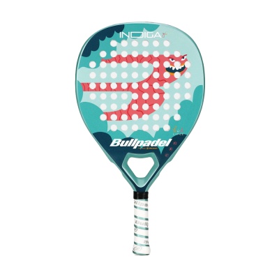 Ракетка для падела Bullpadel Indiga Jr Girl 26 494423 бирюзовый-коралловый