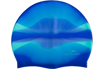 Шапочка для плавания 25DEGREES 25D21013А, силикон, Helion Navy/Green в магазине Спорт - Пермь