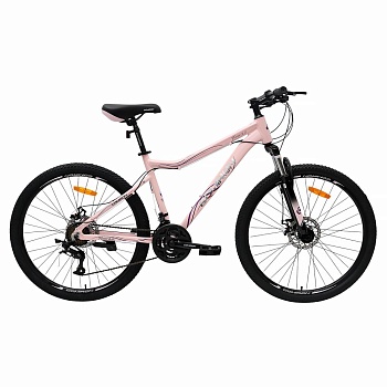 Велосипед COMIRON  FLAME 26", 21 скорость (рама 17), розовый