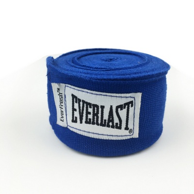 Бинты боксерские Everlast Elastic 3,5 м, синие (4464BL) в магазине Спорт - Пермь