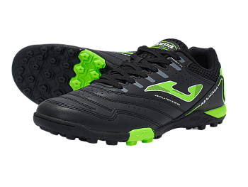 Бутсы шипованные JOMA MAXIMA MAXS2401 TF, цвет черный/зеленый