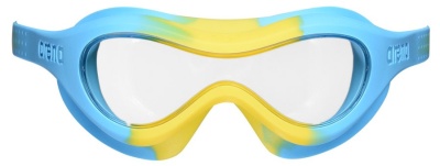 Очки для плавания ARENA SPIDER KIDS MASK, детские, артикул 004287 102, lclear-yellow-lightblue в магазине Спорт - Пермь