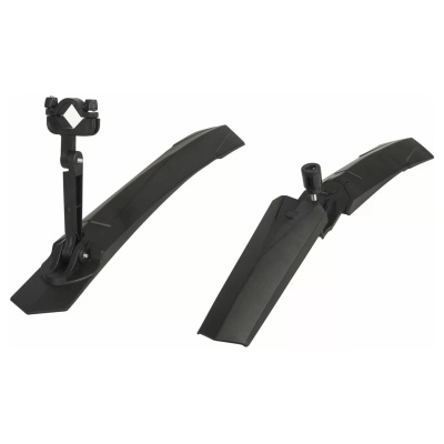 Крылья STG PM-36, 24" - 26", комплект, пластик, черные в Магазине Спорт - Пермь