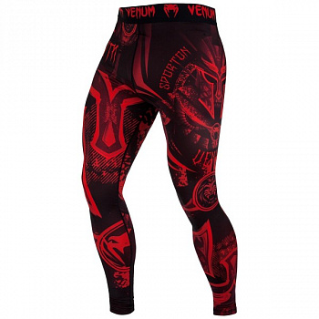 Компрессионные штаны Venum Gladiator 3.0 black/red в магазине Спорт - Пермь