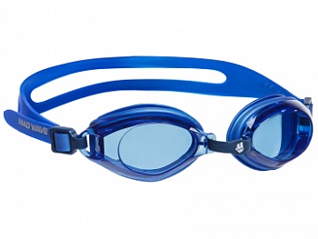 Очки для плавания Mad Wave Predator M0421 04 0 03W, Blue в магазине Спорт - Пермь