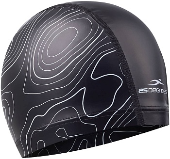 Шапочка для плавания 25DEGREES 25D22010А, Effect Black, цвет комбинированный в магазине Спорт - Пермь