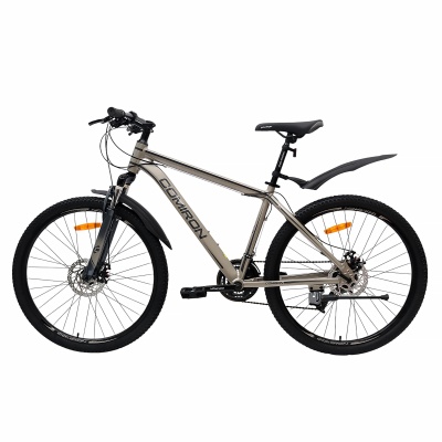 Велосипед COMIRON UNIVERSE 26", 21 скорость (рама 19), серо-бежевый в Магазине Спорт - Пермь