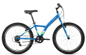 Велосипед Forward DAKOTA 1.0, 24", рама 13", голубой/зеленый