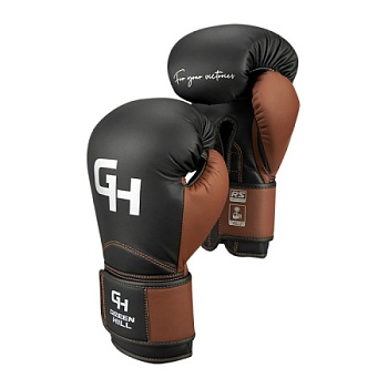 Боксерские перчатки Green Hill Force SPARRING чёрно-коричневые CNBGKS-980 в магазине Спорт - Пермь
