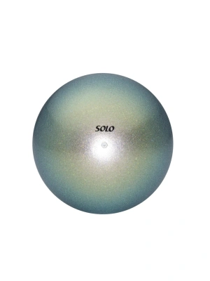 Мяч для художественной гимнастики Соло глиттер «Оливковое золото» BGEM-15