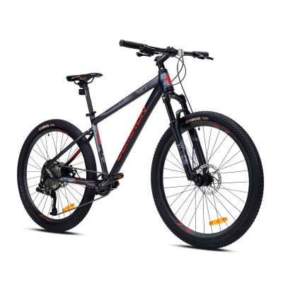 Велосипед COMIRON PREDATOR, 27,5", 11 скоростей, (17 рама), черно-красный в Магазине Спорт - Пермь