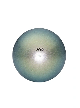 Мяч для художественной гимнастики Соло глиттер «Оливковое золото» BGEM-15