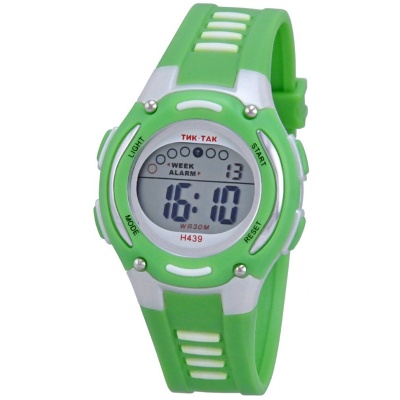 Часы Тик-Так Н-439, зеленые в магазине Спорт - Пермь