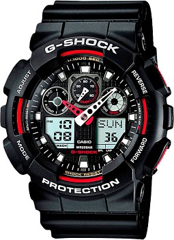 Наручные часы Casio GA-100-1A4 с хронографом в магазине Спорт - Пермь