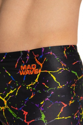 Мужские плавки-шорты Mad Wave Stalker Anti-Chlor D0, артикул M0223 08 D0W,  Black в магазине Спорт - Пермь