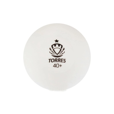 Мяч для настольного тенниса Torres Training TT21016, 1 звезда, цвет белый, 6 штук