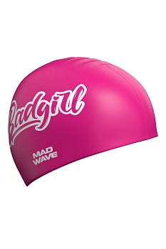 Шапочка для плавания Mad Wave Bad girl M0555 35 в магазине Спорт - Пермь