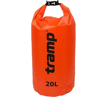 Гермомешок Tramp Diamond RipStop 20л, ПВХ, оранжевый TRA-113