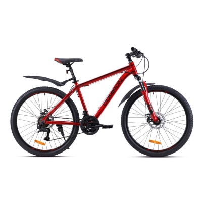 Велосипед COMIRON UNIVERSE 26", 21 скорость (рама 19), красно-черный в Магазине Спорт - Пермь