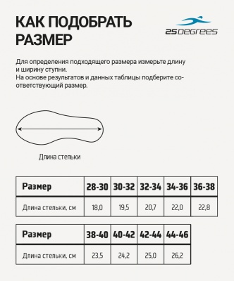 Ласты тренировочные удлиненные для бассейна детские 25Degrees Immerse 25D25005, Lilac - лиловые в магазине Спорт - Пермь