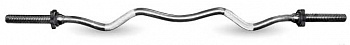 Гриф MB Barbell W-образный, диаметр 25мм, хром, нагрузка до 150кг, вес 5кг  в Магазине Спорт - Пермь