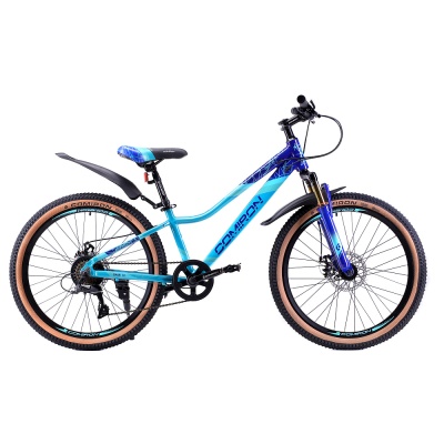 Велосипед COMIRON SMART 24", (12 рама), 7 скоростей, синий в Магазине Спорт - Пермь