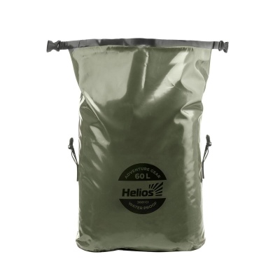 Герморюкзак Helios, ПВХ (HS-GR-60-HB), 60л, хаки/черный