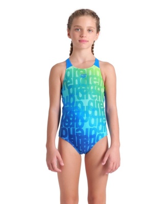 Купальник детский Arena MULTI COLOURS V JR, 009007 808, blue riv multi-blue riv в магазине Спорт - Пермь