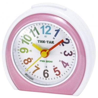 Будильник Тик-Так Б-585 розовый в магазине Спорт - Пермь