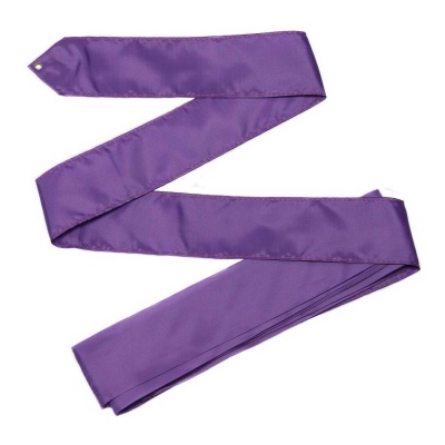 Лента гимнастическая без палочки Indigo 6 м, фиолетовая
