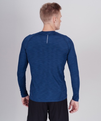 Футболка мужская NORDSKI Pro Blue с длинным рукавом (NSM425700)